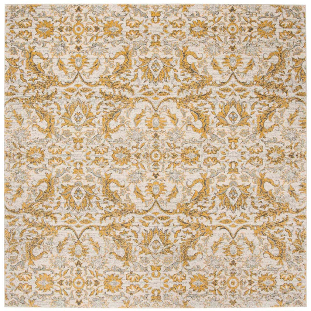 Safavieh Evoke Rug Collection EVK238S - Ivory / Gold