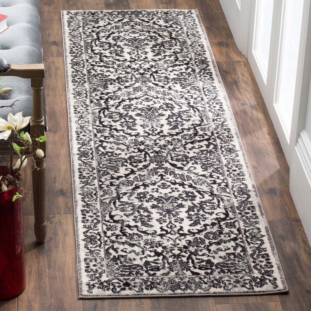 Safavieh Evoke Rug Collection EVK242D - Ivory / Grey