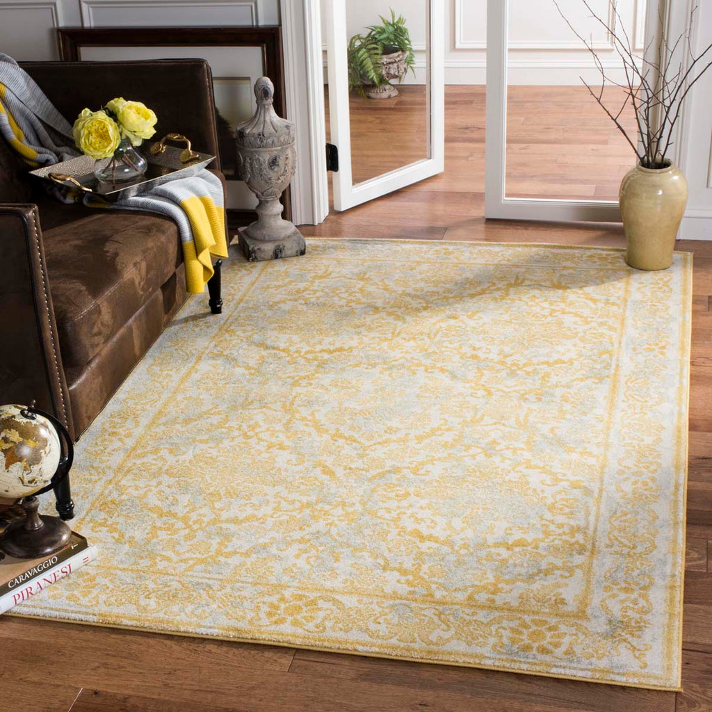 Safavieh Evoke Rug Collection EVK242S - Ivory / Gold