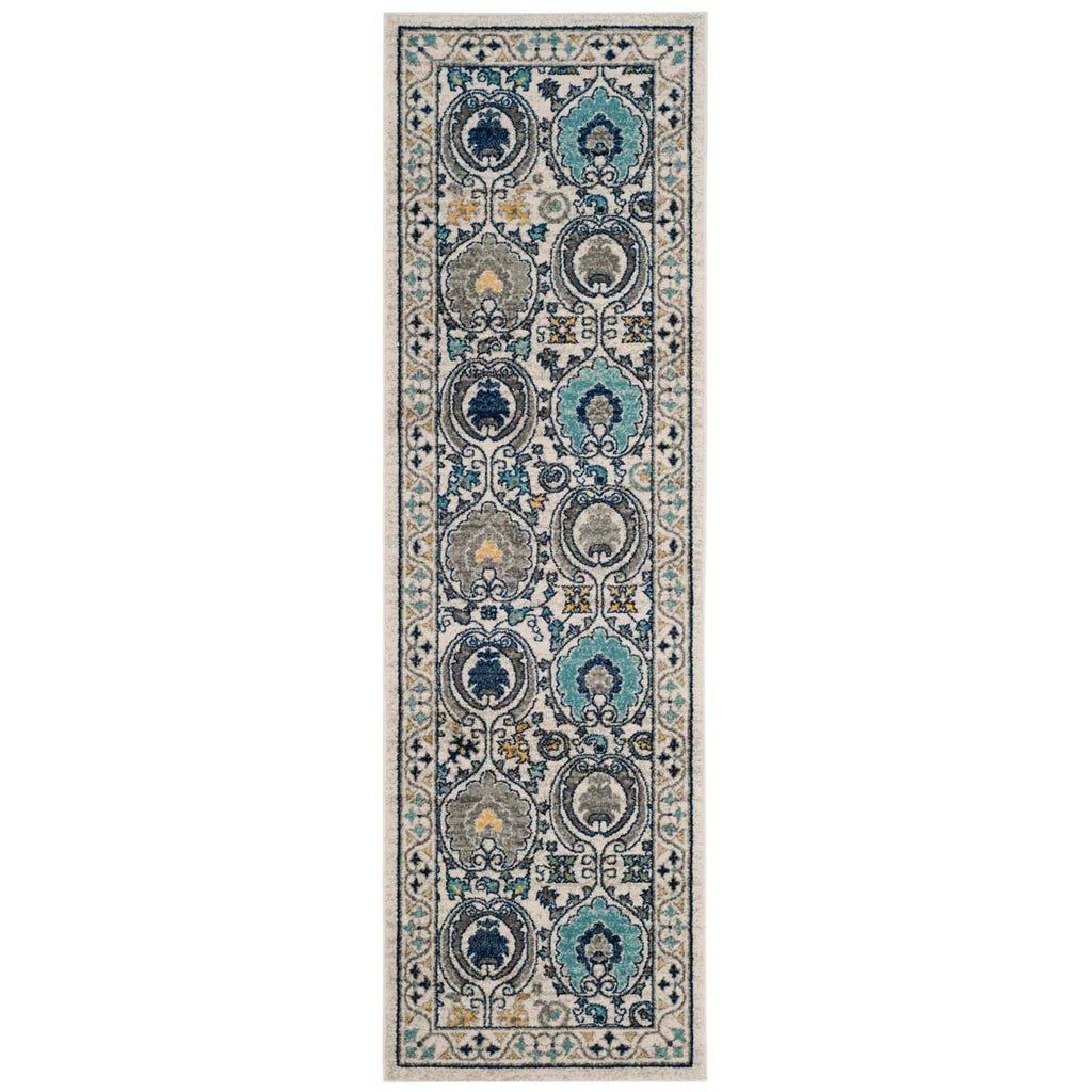 Safavieh Evoke Rug Collection EVK251D - Ivory / Grey