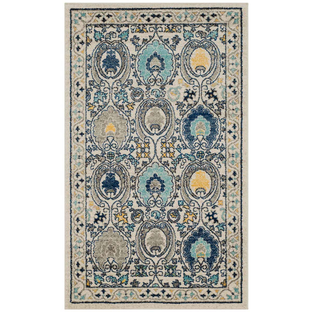 Safavieh Evoke Rug Collection EVK251D - Ivory / Grey