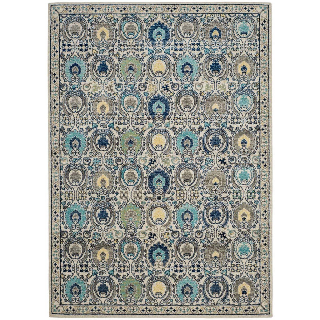 Safavieh Evoke Rug Collection EVK251D - Ivory / Grey