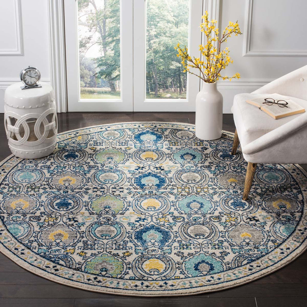 Safavieh Evoke Rug Collection EVK251D - Ivory / Grey