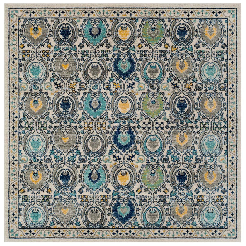 Safavieh Evoke Rug Collection EVK251D - Ivory / Grey