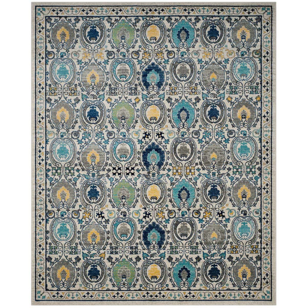 Safavieh Evoke Rug Collection EVK251D - Ivory / Grey