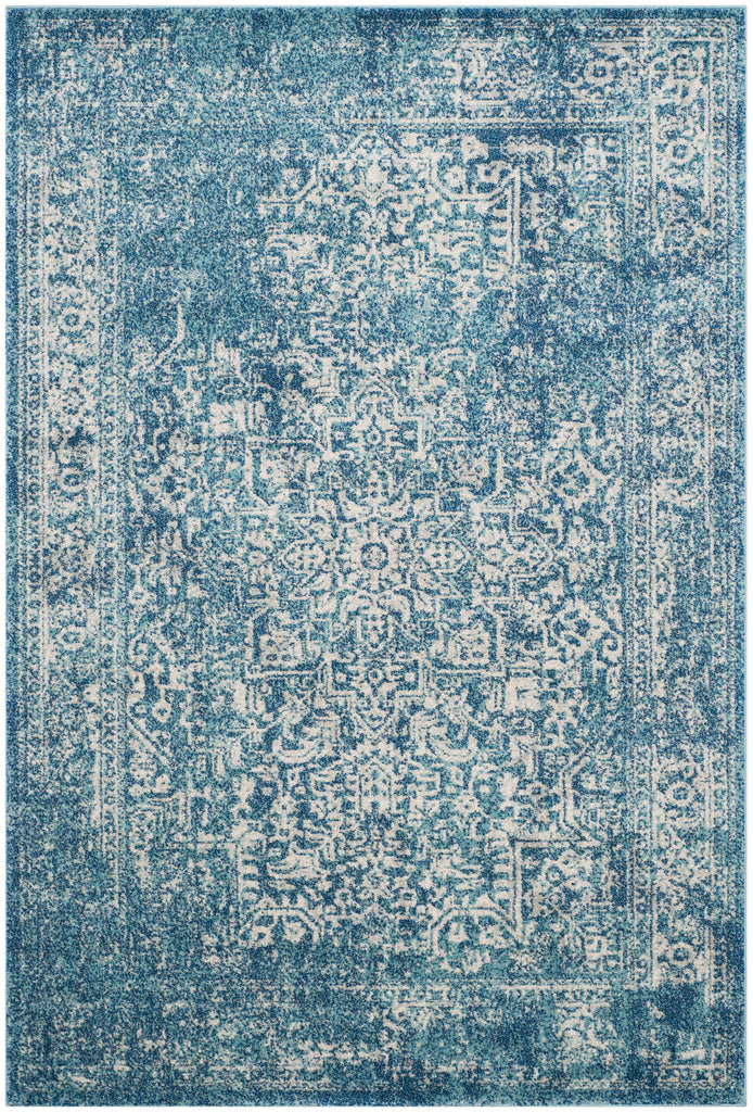 Safavieh Evoke Rug Collection EVK256C - Blue / Ivory