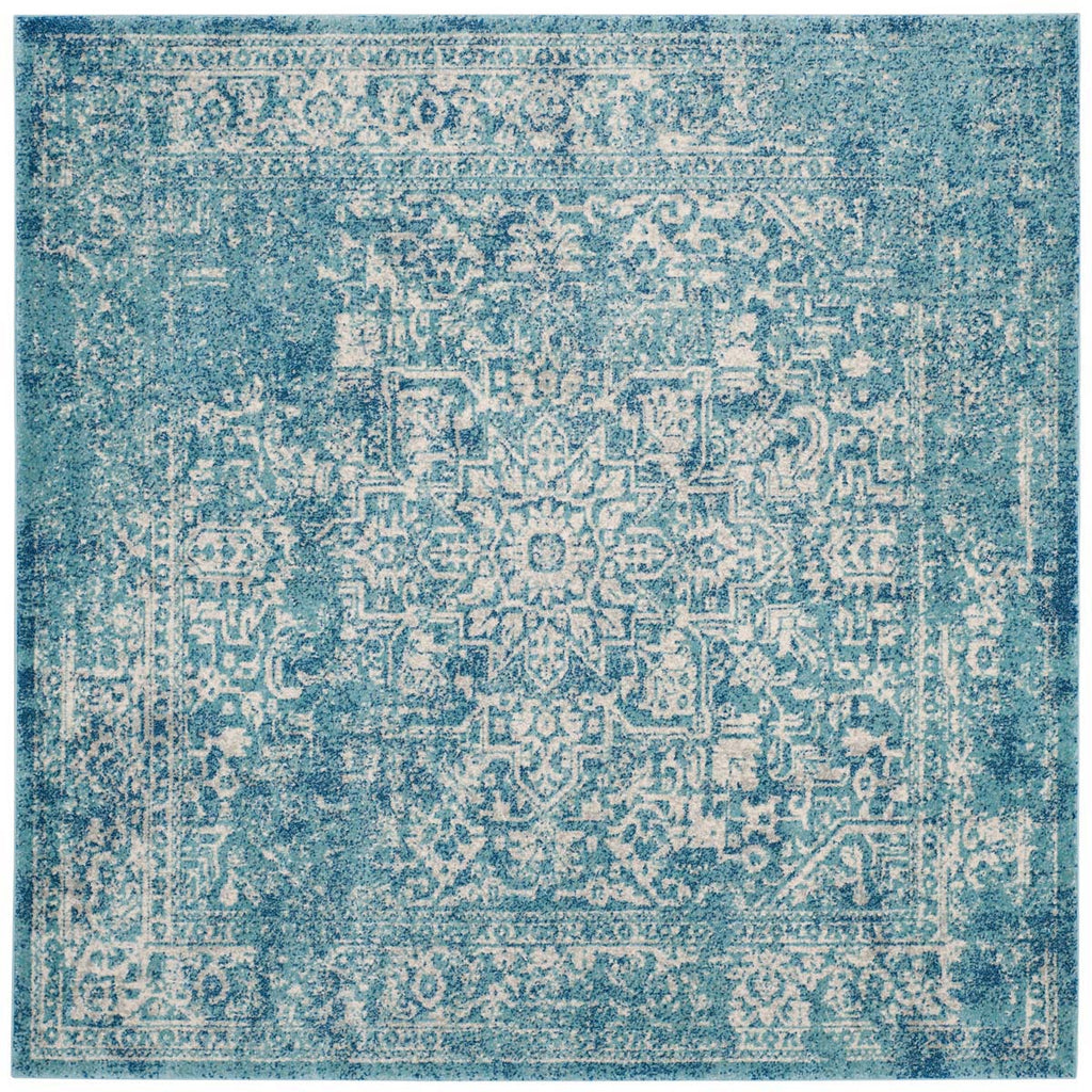 Safavieh Evoke Rug Collection EVK256C - Blue / Ivory