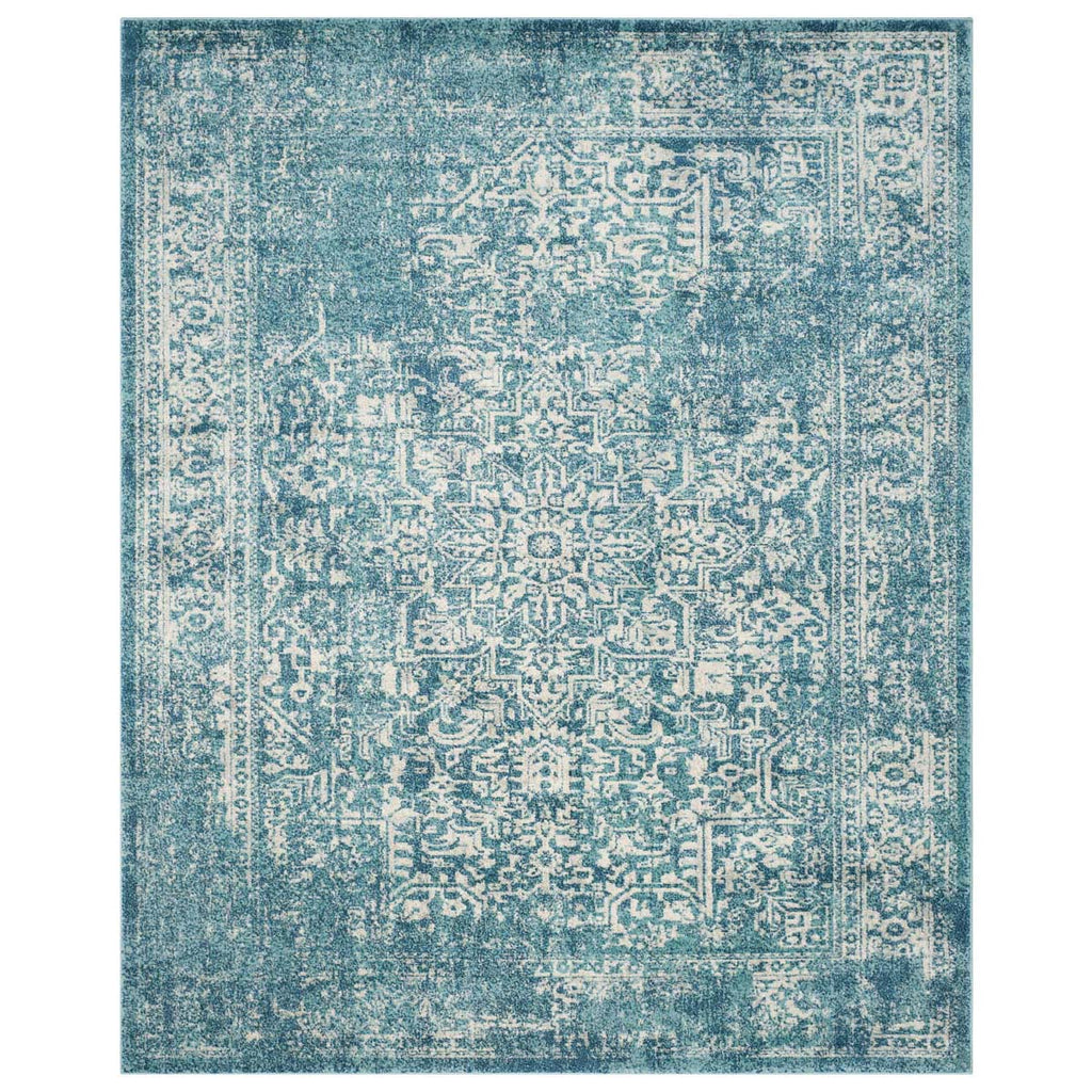 Safavieh Evoke Rug Collection EVK256C - Blue / Ivory