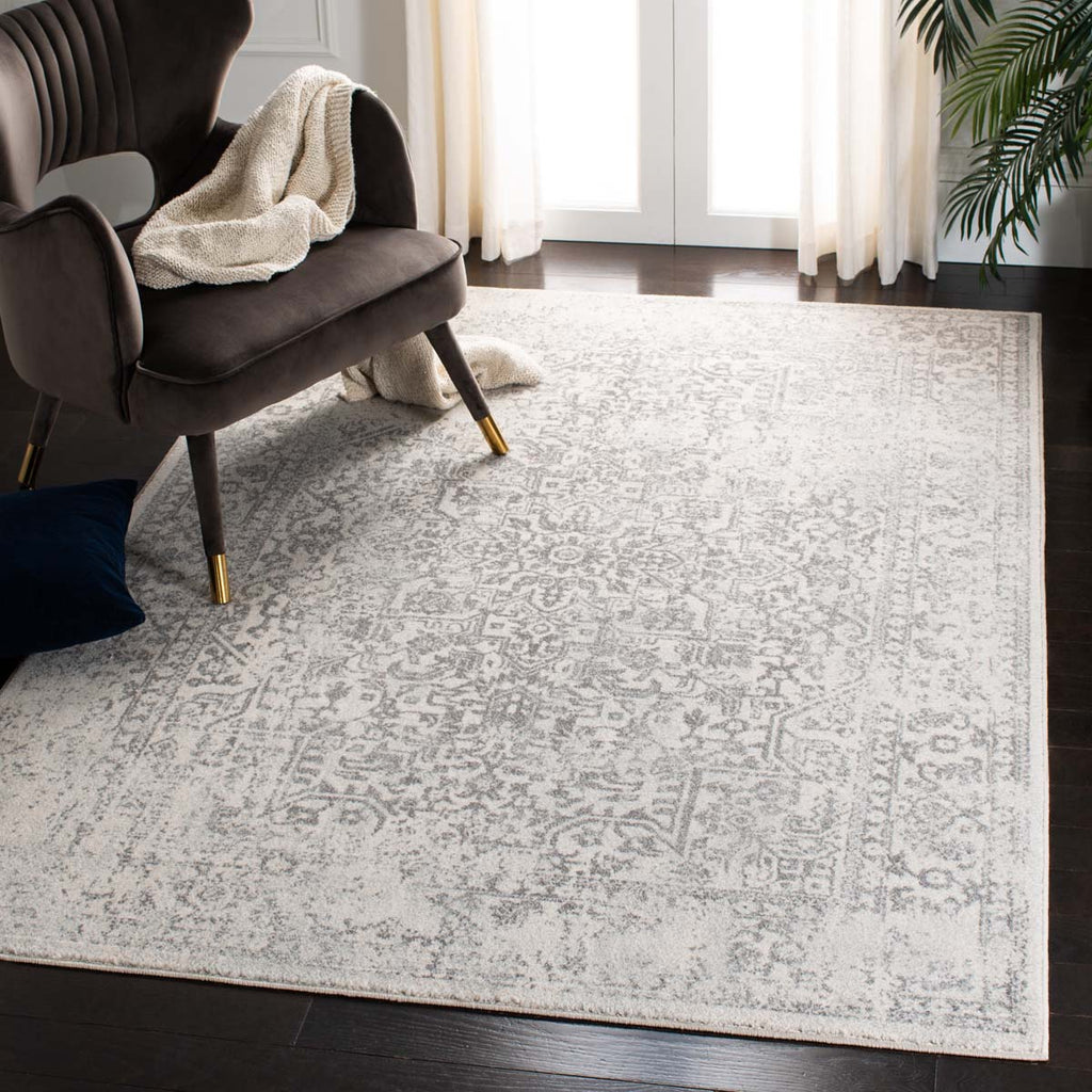 Safavieh Evoke Rug Collection EVK256F - Ivory / Grey