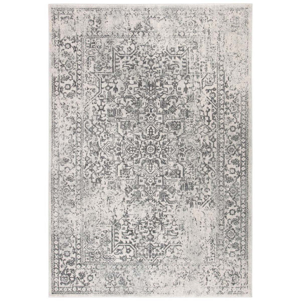 Safavieh Evoke Rug Collection EVK256F - Ivory / Grey