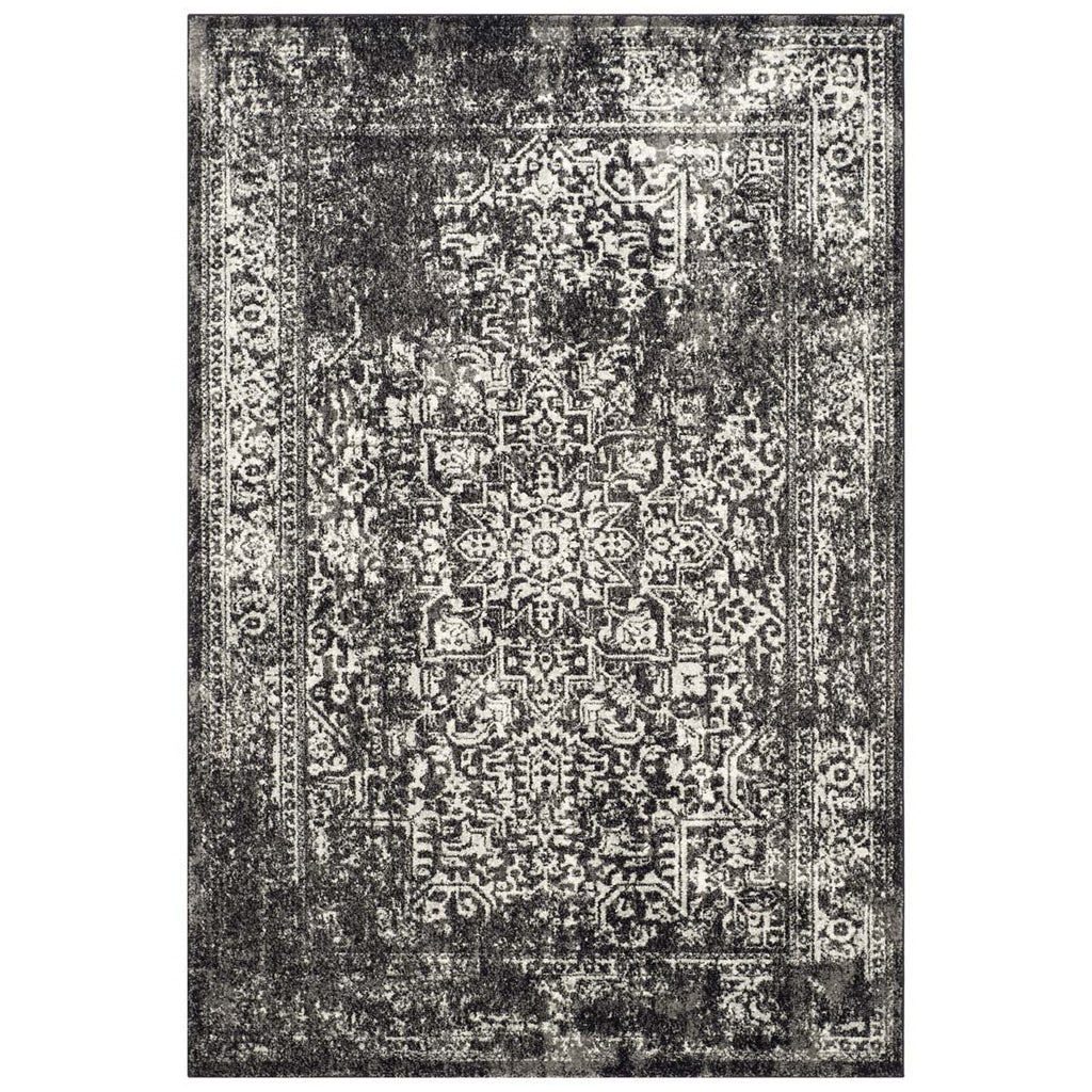 Safavieh Evoke Rug Collection EVK256R - Black / Grey