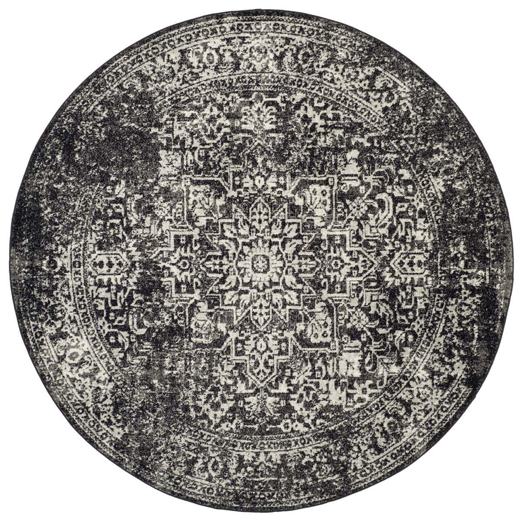 Safavieh Evoke Rug Collection EVK256R - Black / Grey