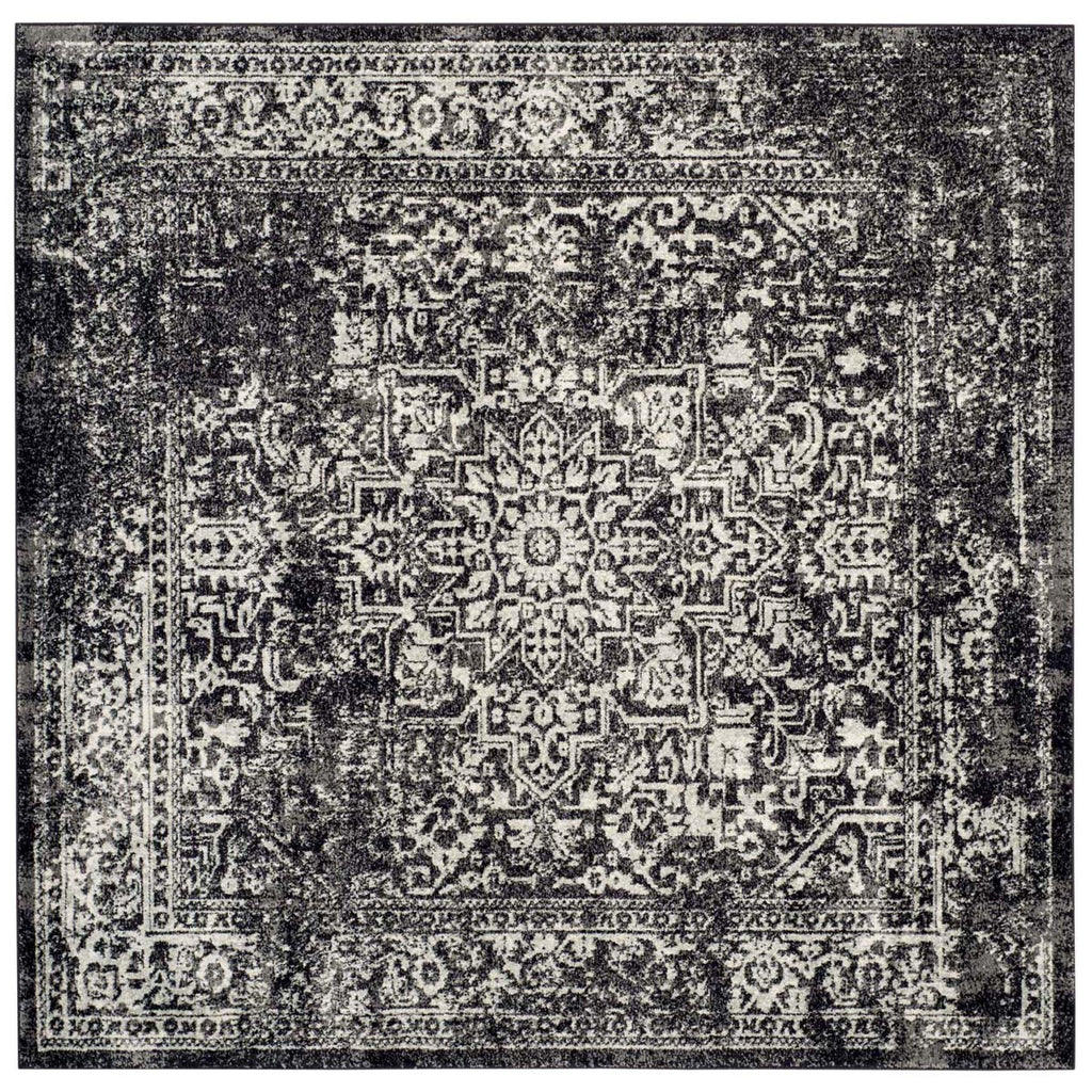 Safavieh Evoke Rug Collection EVK256R - Black / Grey