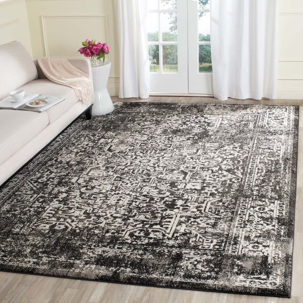 Safavieh Evoke Rug Collection EVK256R - Black / Grey