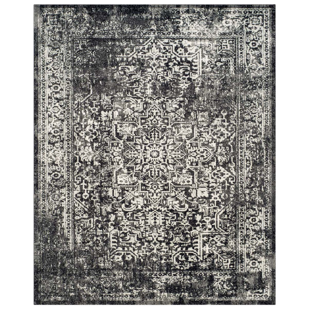 Safavieh Evoke Rug Collection EVK256R - Black / Grey