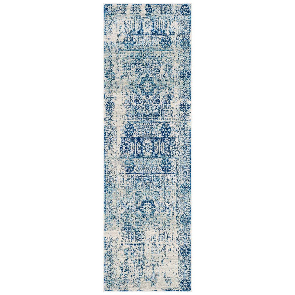 Safavieh Evoke Rug Collection EVK260C - Ivory / Blue