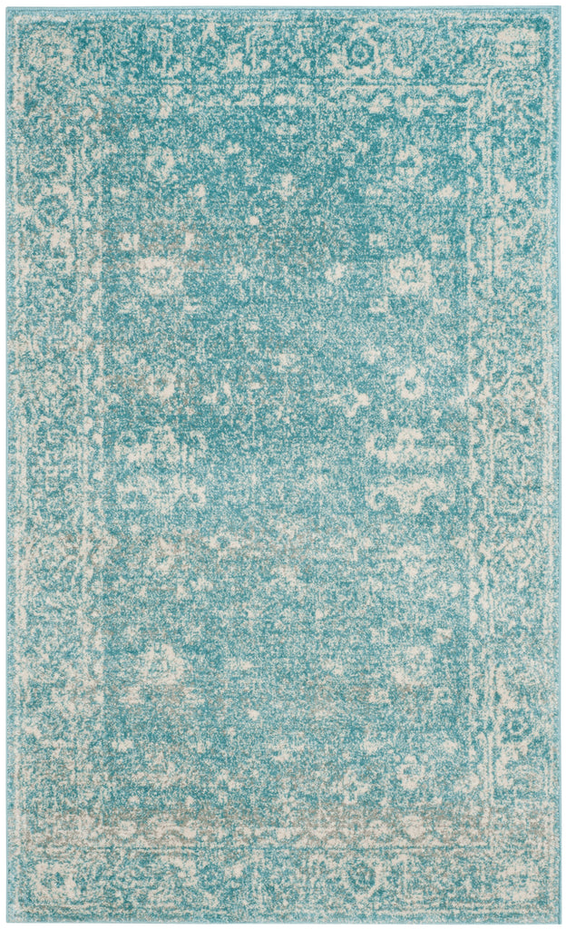 Safavieh Evoke Rug Collection EVK270D - Light Blue / Ivory