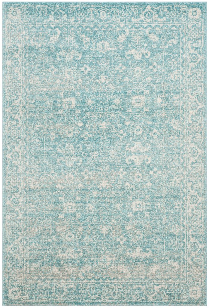 Safavieh Evoke Rug Collection EVK270D - Light Blue / Ivory