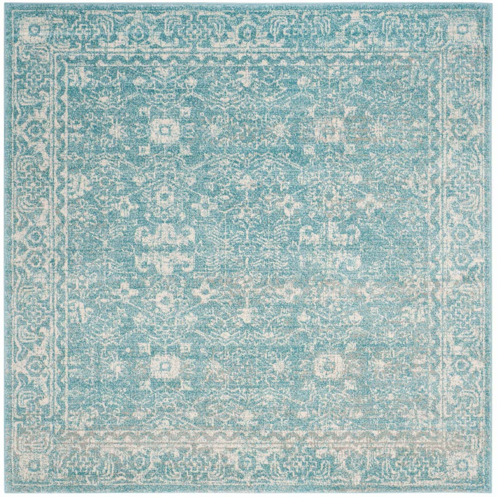 Safavieh Evoke Rug Collection EVK270D - Light Blue / Ivory