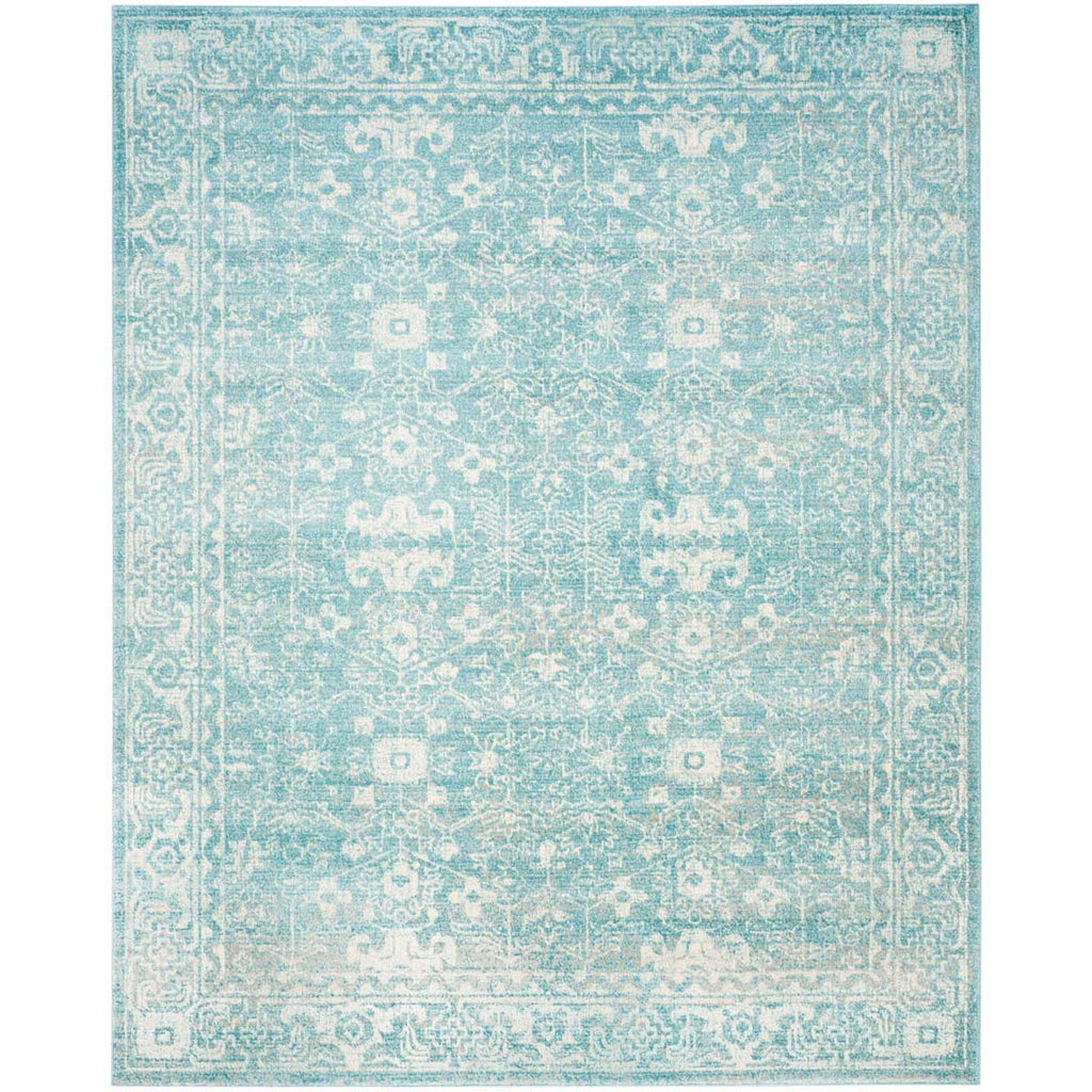 Safavieh Evoke Rug Collection EVK270D - Light Blue / Ivory