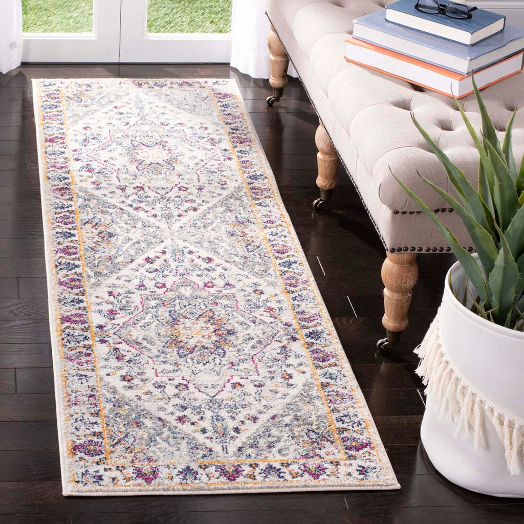 Safavieh Evoke Rug Collection EVK288A - Ivory / Grey