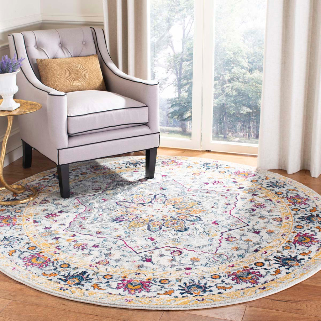 Safavieh Evoke Rug Collection EVK288A - Ivory / Grey