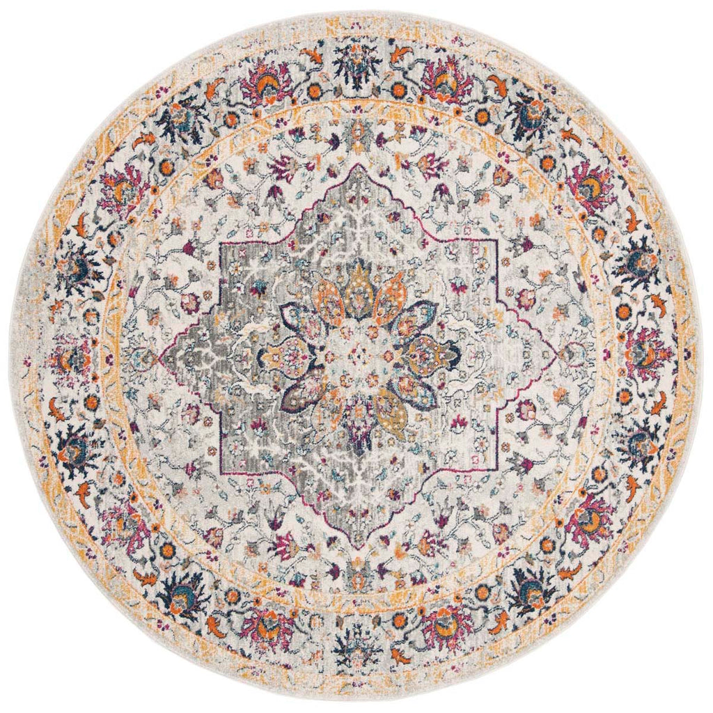 Safavieh Evoke Rug Collection EVK288A - Ivory / Grey