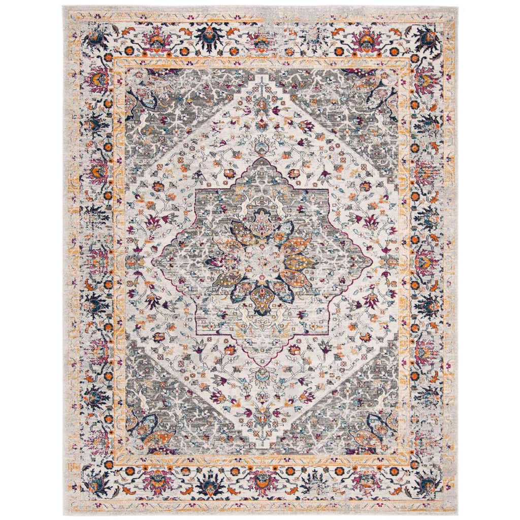 Safavieh Evoke Rug Collection EVK288A - Ivory / Grey