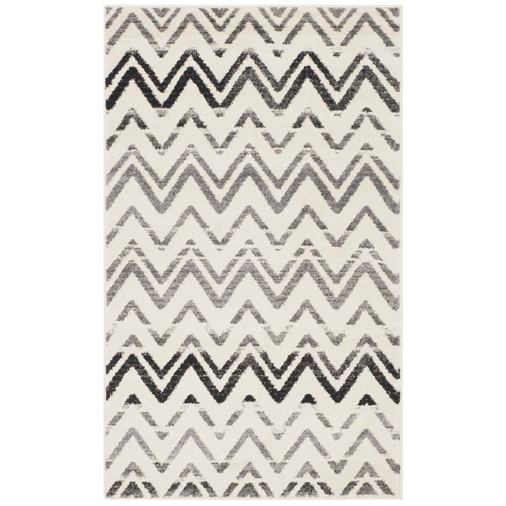 Safavieh Evoke Rug Collection EVK498C - Cream / Dark Grey