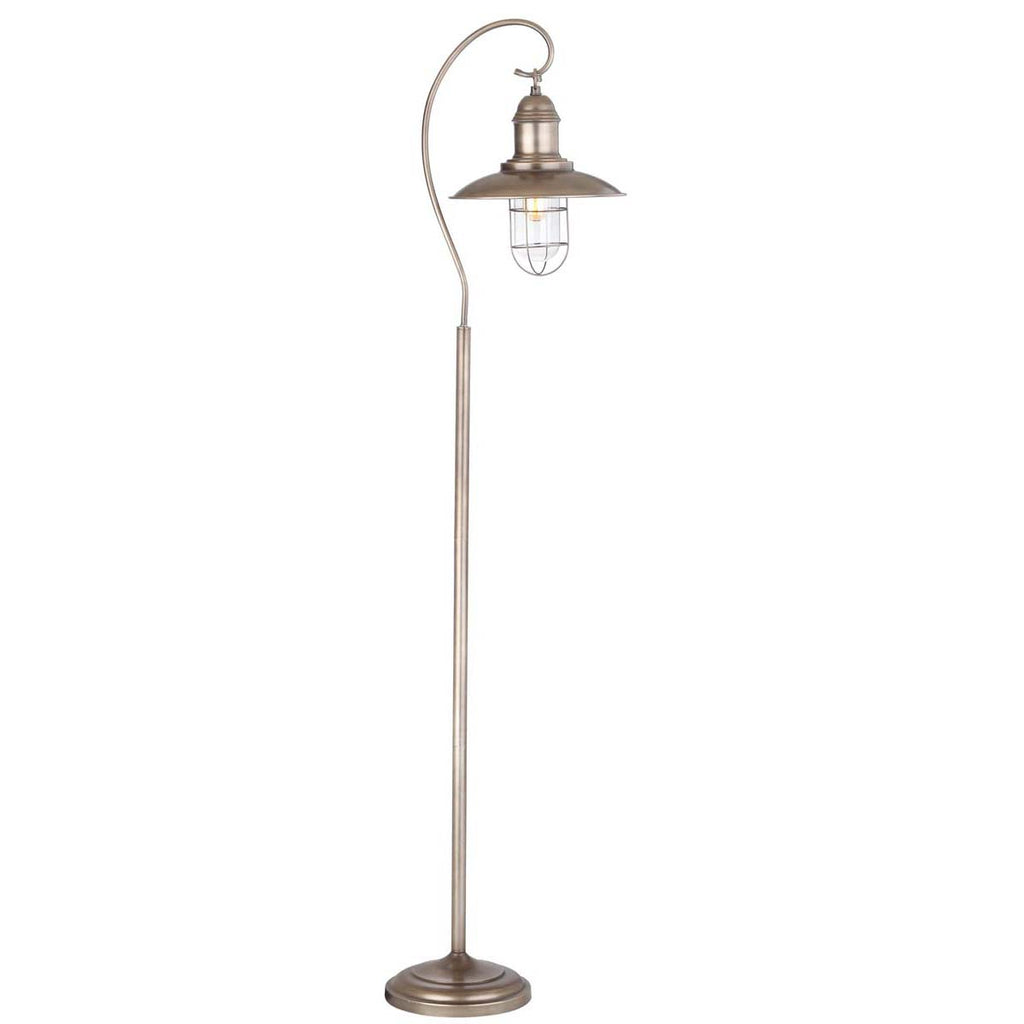 Safavieh Romelo Floor Lamp-Silver/Grey