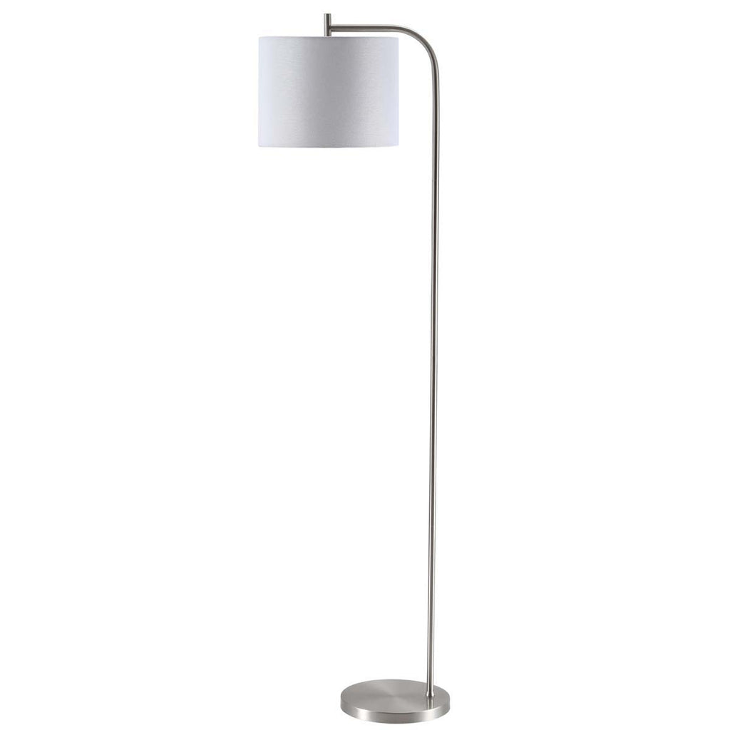 Safavieh Rafin Floor Lamp-Nickel