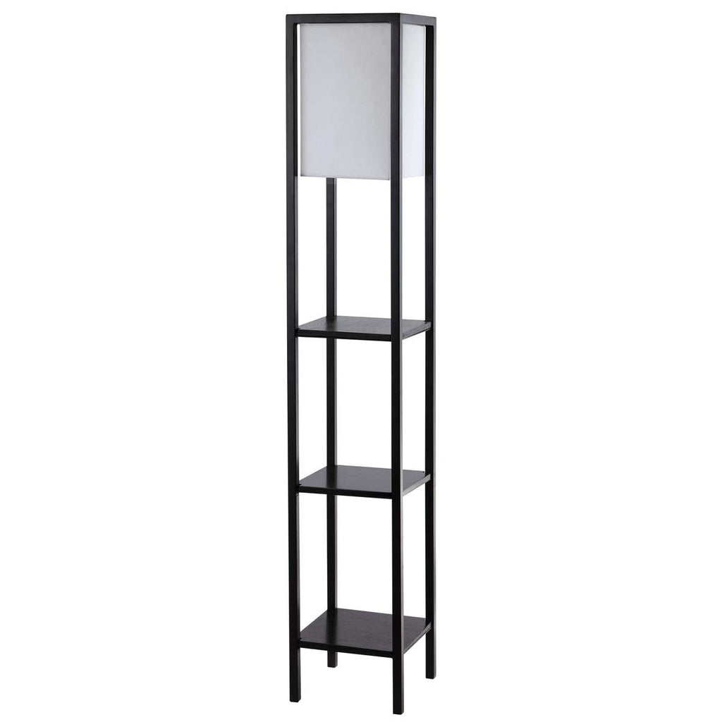 Safavieh Rista Shelf Floor Lamp-Black