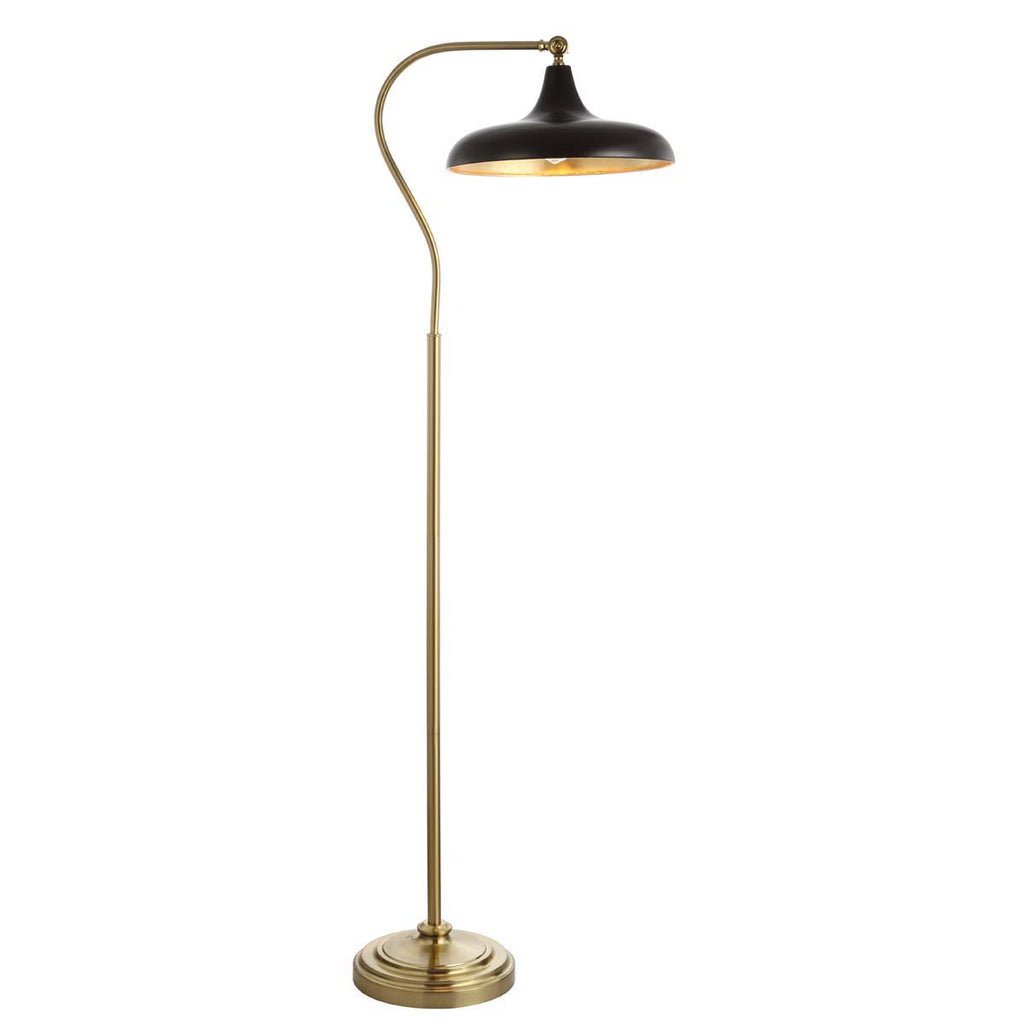 Safavieh Stefan Floor Lamp-Brass/Gold