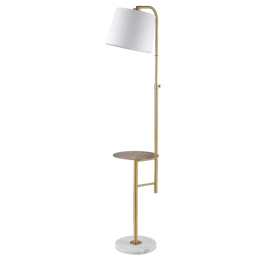 Safavieh Sorsi Floor Lamp-Brass Gold