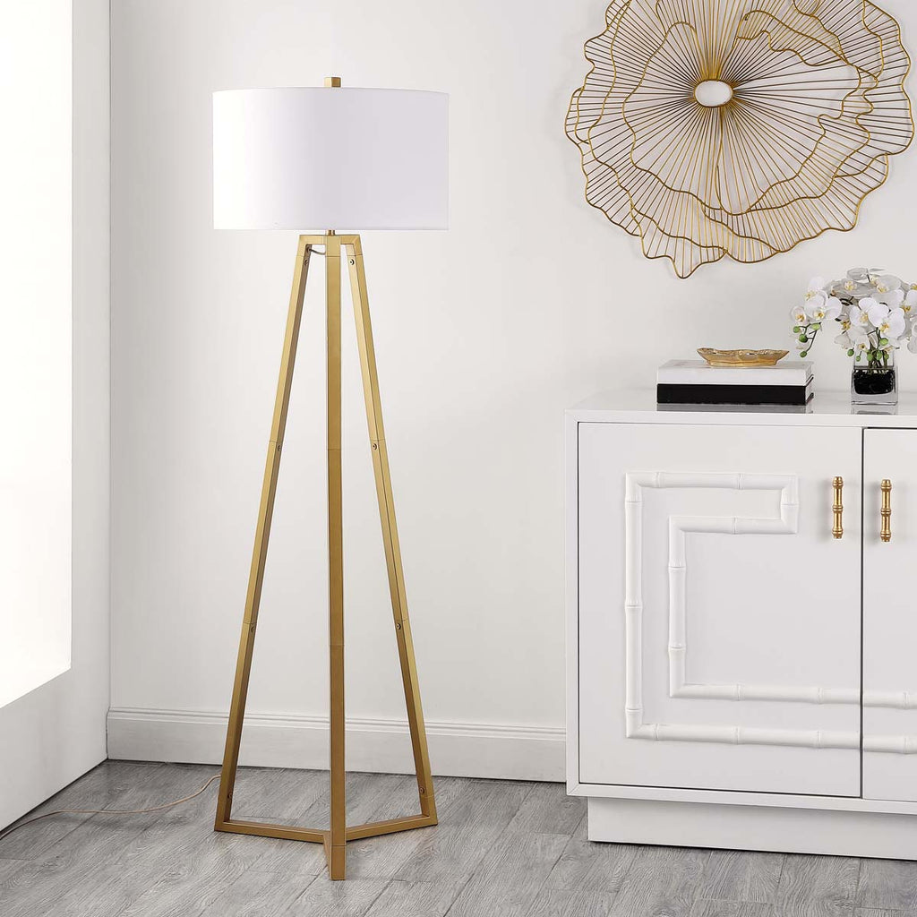 Safavieh Deisa Floor Lamp - Gold