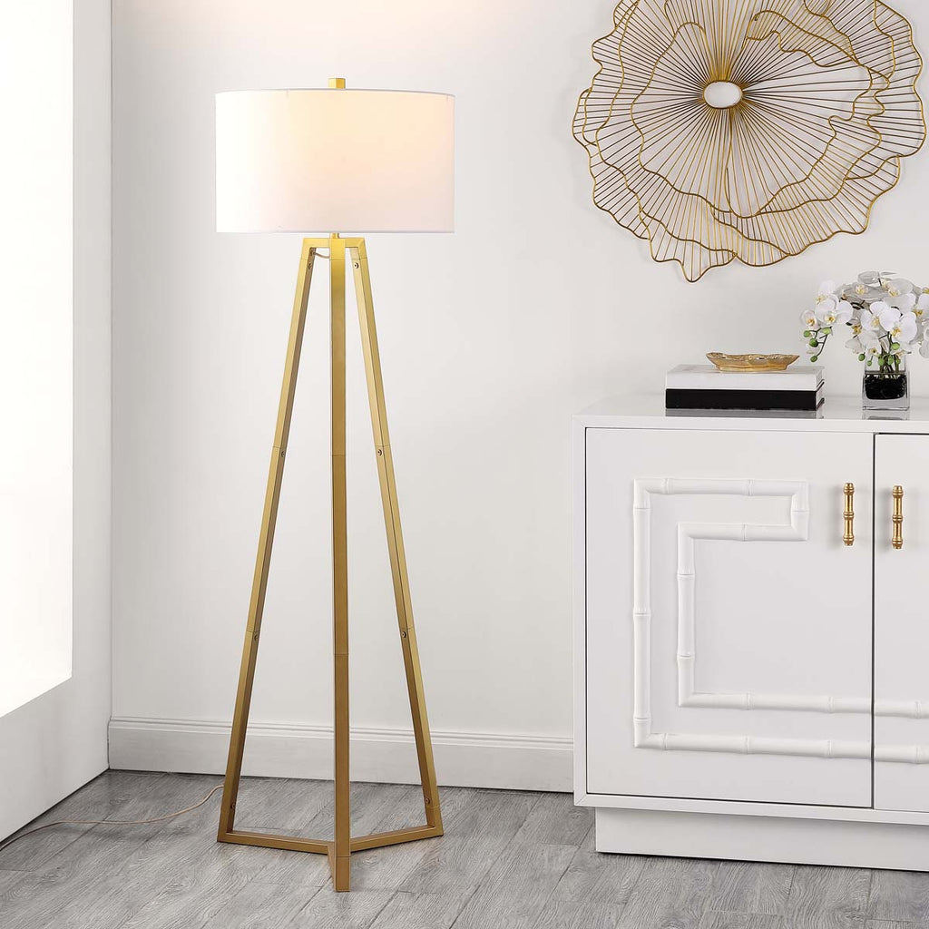 Safavieh Deisa Floor Lamp - Gold