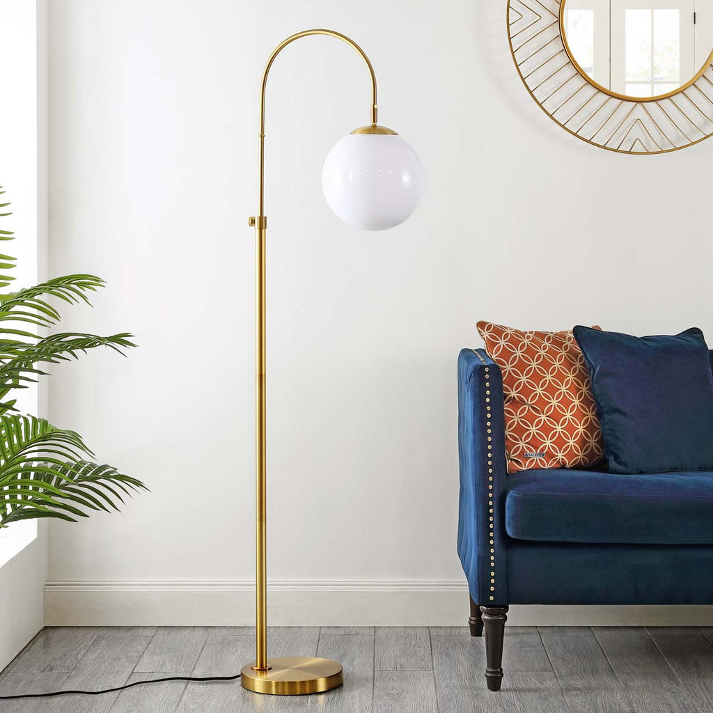 Safavieh Hamil Floor Lamp - Brass Gold