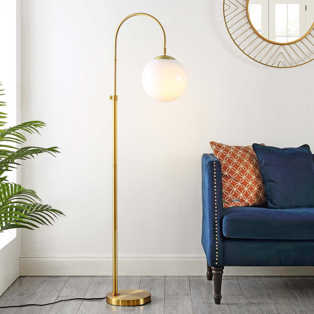 Safavieh Hamil Floor Lamp - Brass Gold