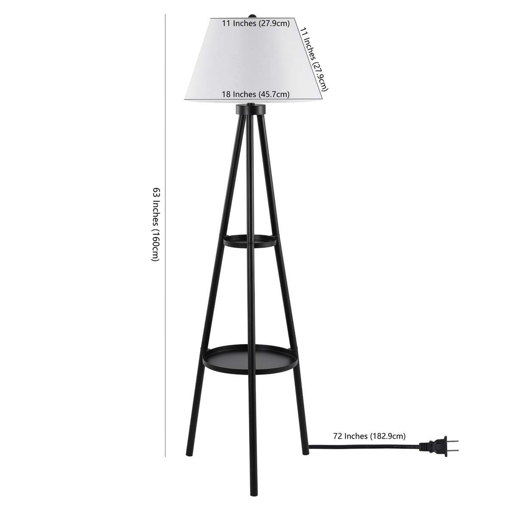 Safavieh Dorea Floor Lamp - Black