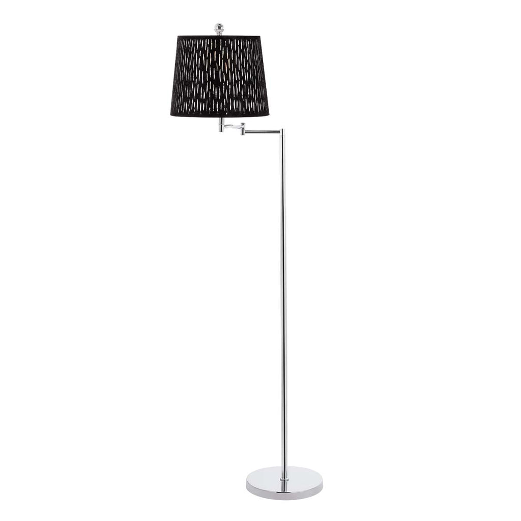 Safavieh Berman Floor Lamp - Chrome