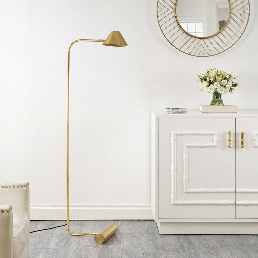 Safavieh Laverne Floor Lamp - Brass Gold