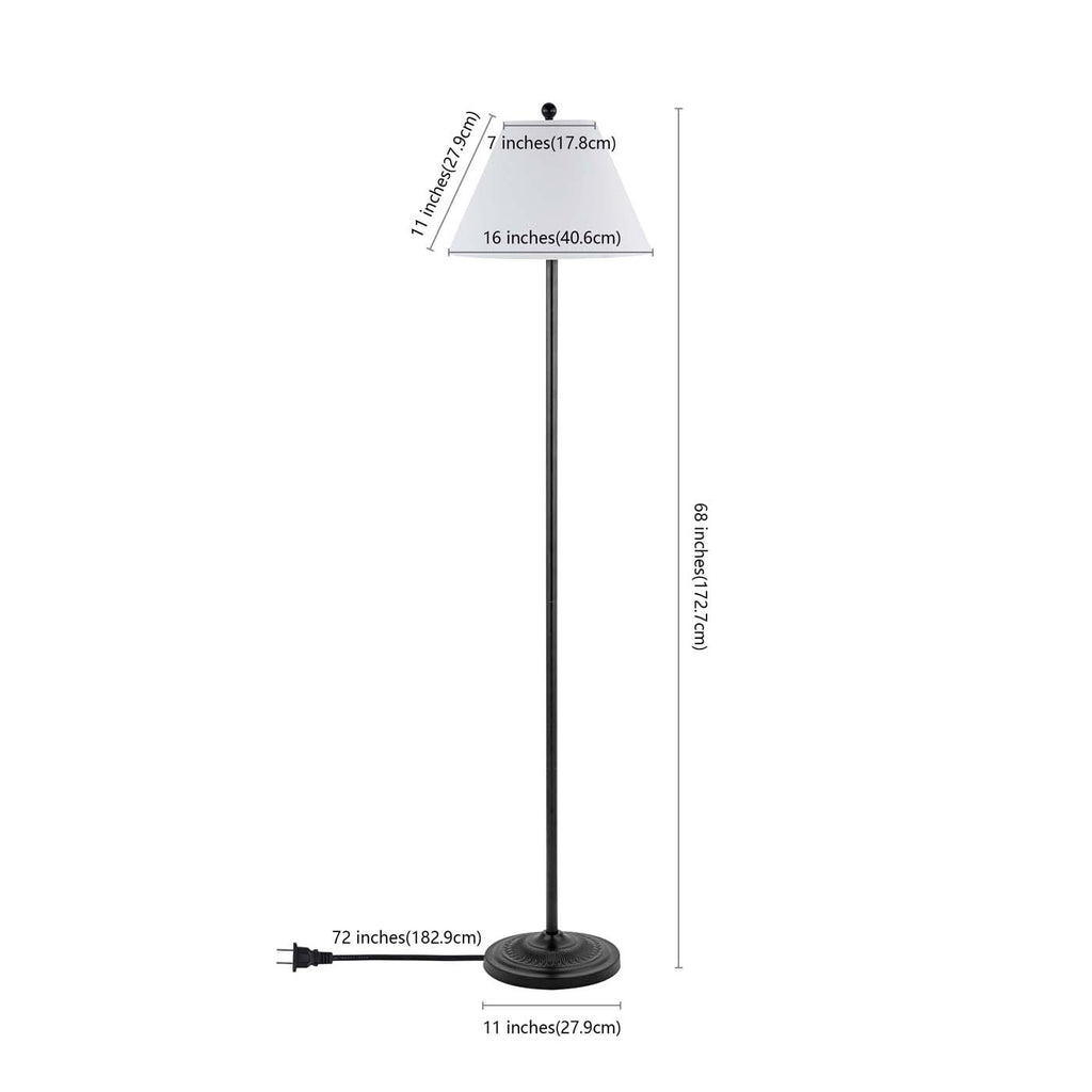 Safavieh Hallie Floor Lamp - Black