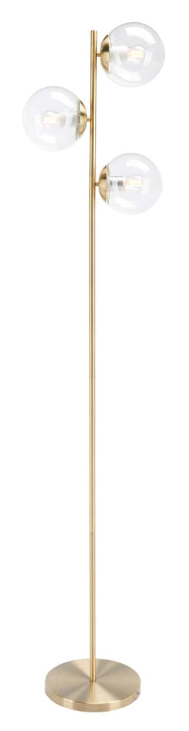 Safavieh Niobe Floor Lamp - Antique Gold