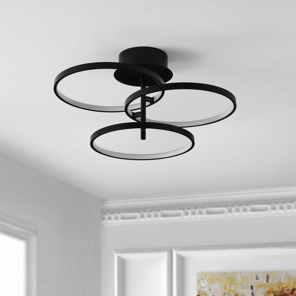 Safavieh Saretta Flush Mount - Black