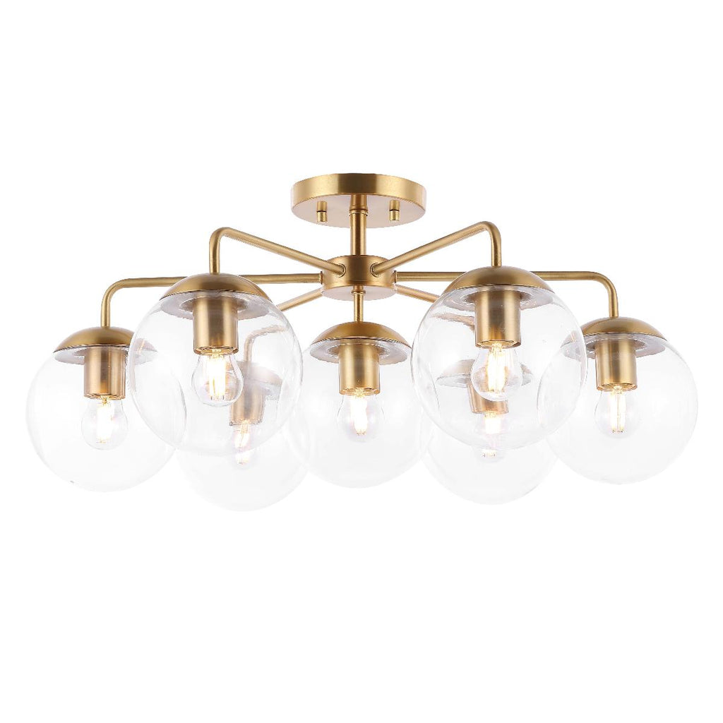 Safavieh Camdyn Flush Mount - Brass