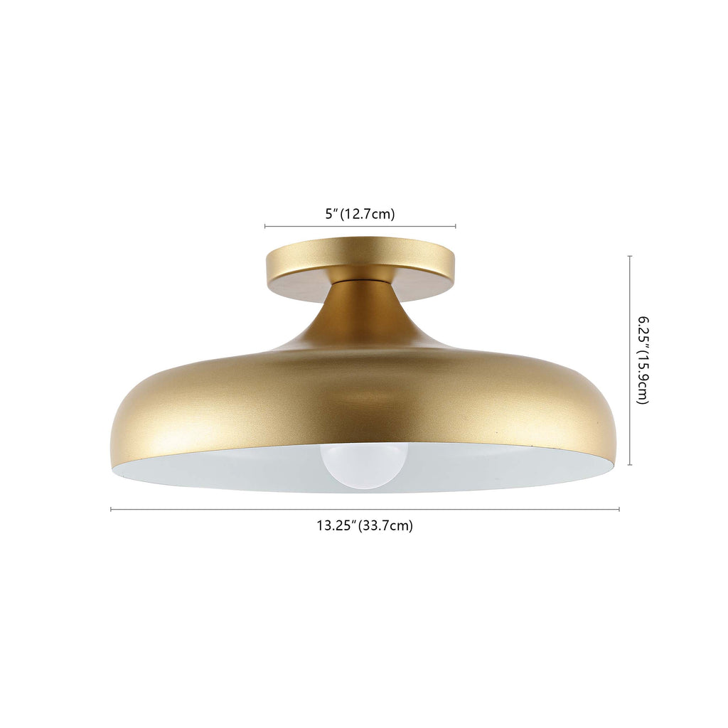 Safavieh Willet Flush Mount - Painted Gold