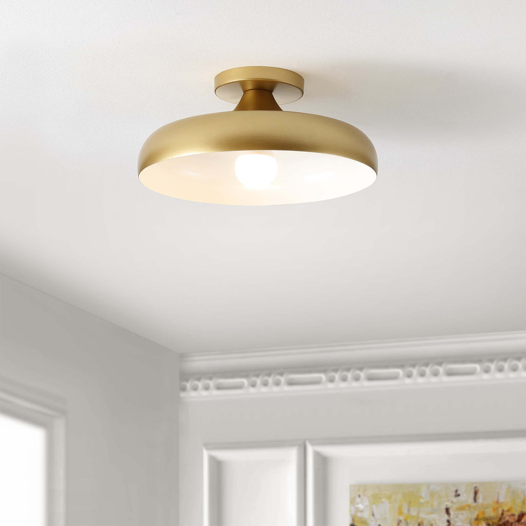 Safavieh Willet Flush Mount - Painted Gold