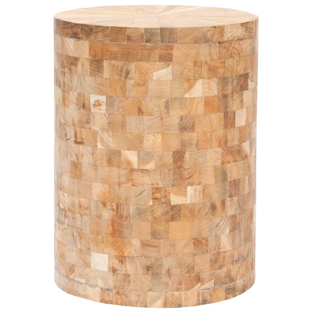 Safavieh Tioga Stool - Light Maple