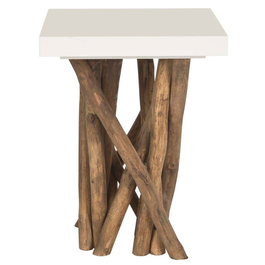 Safavieh Hartwick Branched Side Table - White