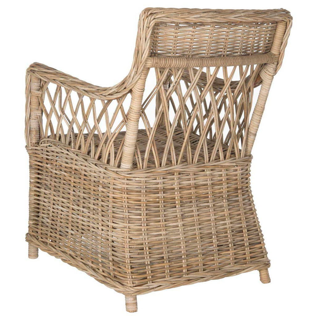 Safavieh Hinaku Rattan Arm Chair - Natural